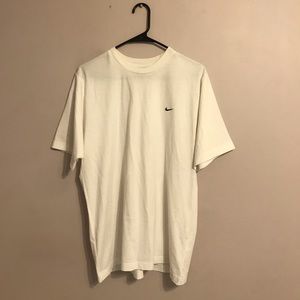 White Nike tee